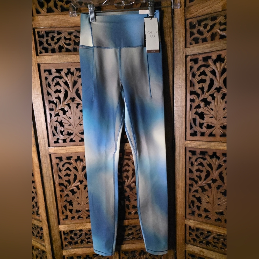 CALIA by Carrie Underwood Blue and Gray Leggings